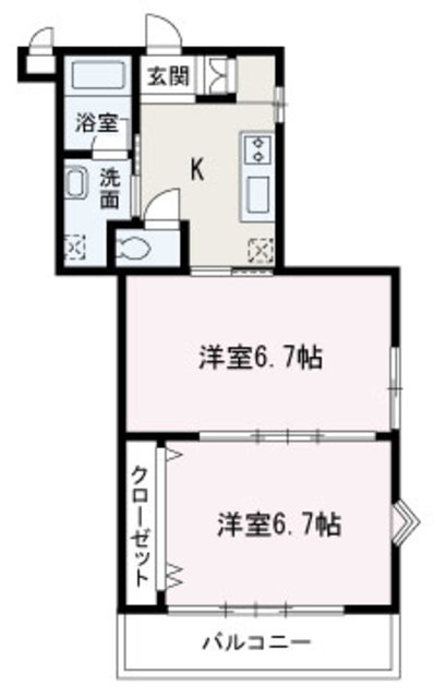 サン平和台の間取り