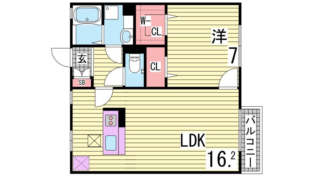 グレイスハイムの間取り