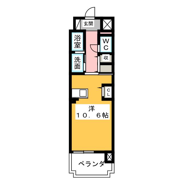 カーサ　オリエンターレの間取り