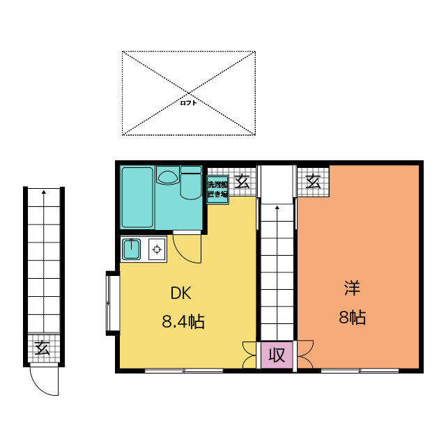 ▲ノア成城の間取り