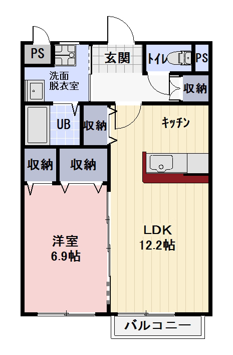 Doux Maison栄の間取り