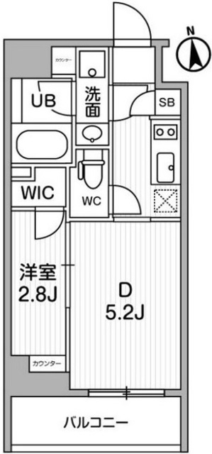 オルタナ東池袋の間取り