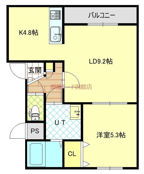 ステラ桔梗(Stella 桔梗)の間取り