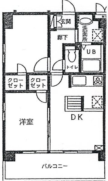 板橋区東新町のマンションの間取り