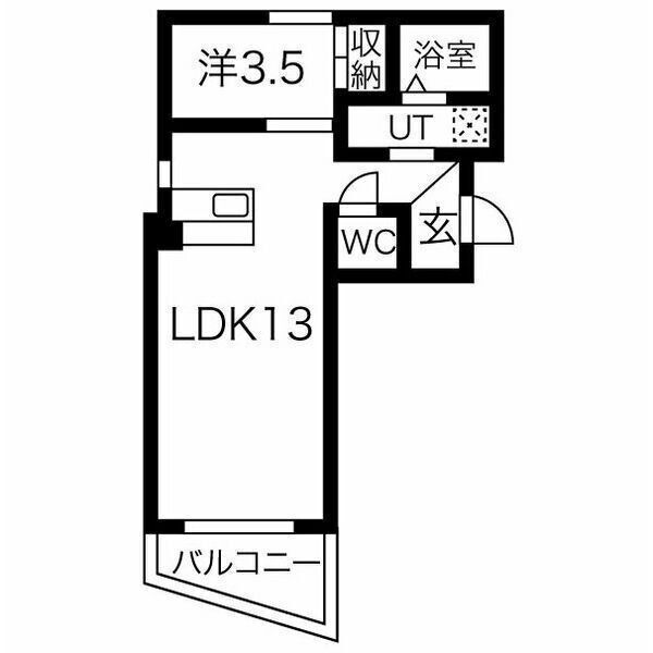 東岡崎Residenceの間取り