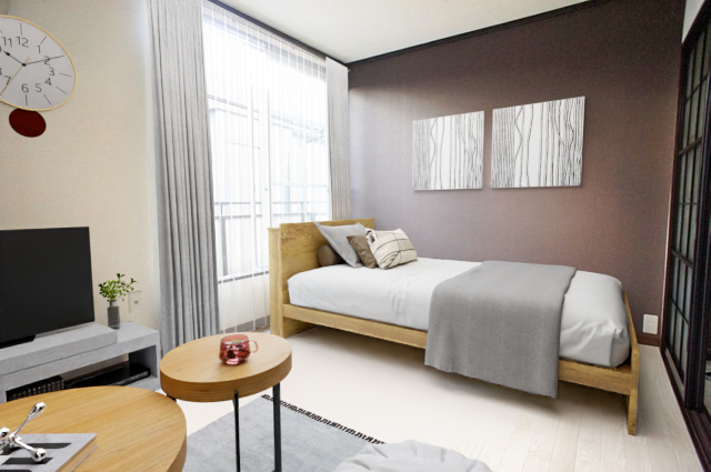 居室・リビング　こちらの家具はＣＧです。家具付きではございません。