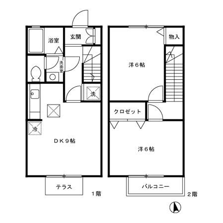 アルカディア信陵の間取り
