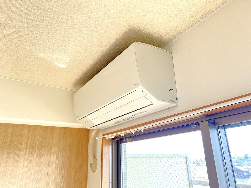 その他設備　洗浄済みのエアコン付きで、追加の設置はいりません♪