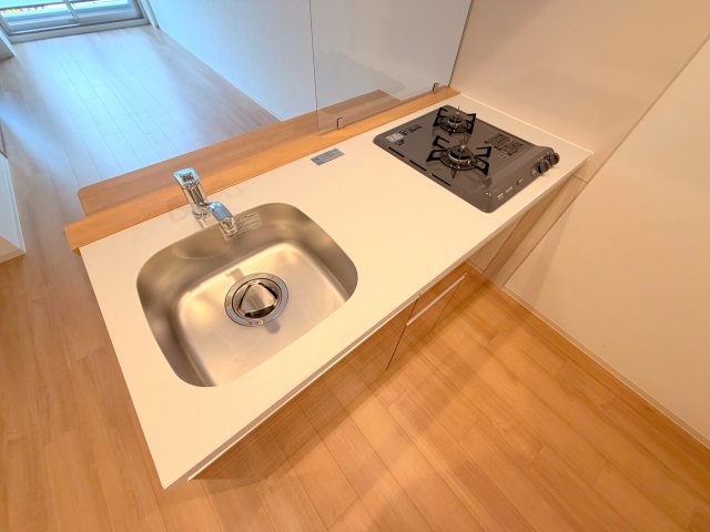 キッチン　作業のしやすい広めのキッチンです。