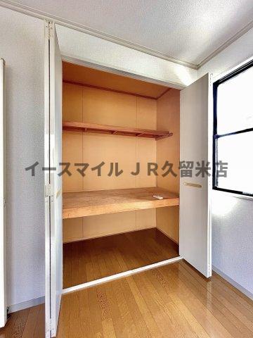 収納　十分な収納スペースがあります