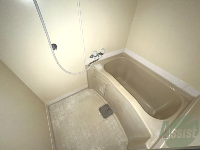 バス・シャワールーム　浴室はゆっくりと浸かれそうなサイズ感になっています。