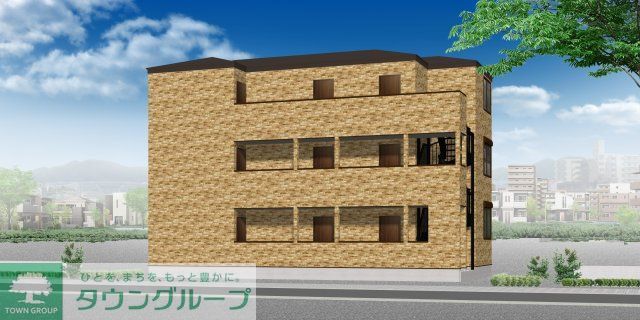 建物外観　※パース