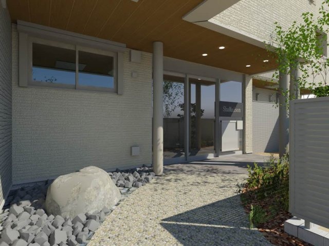 エントランス　完成パース