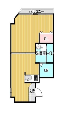阪神電鉄阪神なんば線 千鳥橋駅 徒歩13分 4階建 築41年の間取り写真