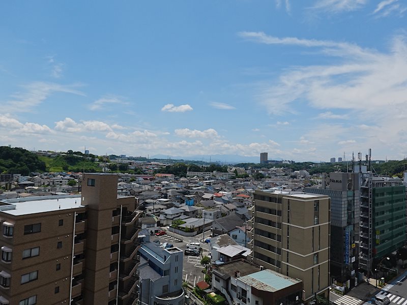 眺望　晴れた日には富士山が見えます！