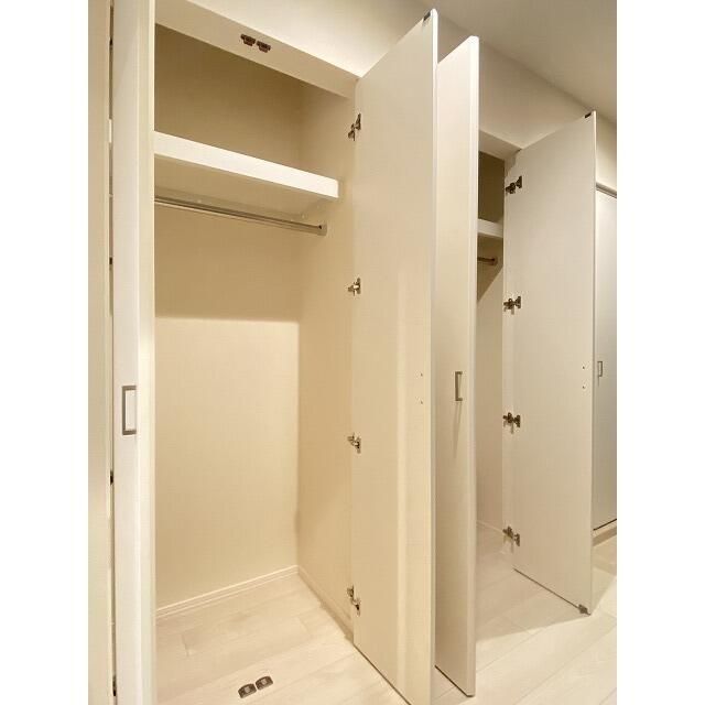 収納　ちょっとした収納スペースも充実しています