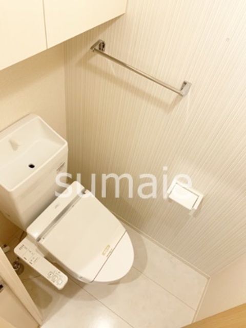 トイレ　温水洗浄便座！