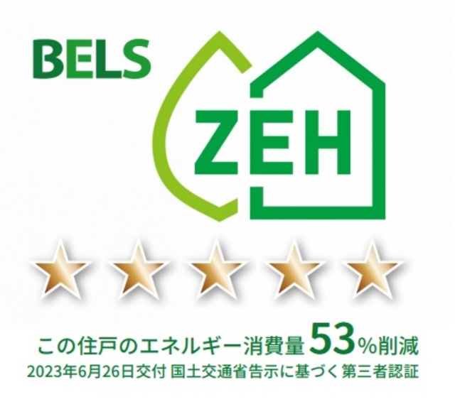 省エネ性能ラベル　このお部屋のエネルギー削減率です