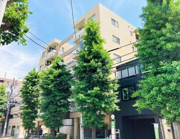 建物外観　ヒルコート千駄木は、閑静な住環境にある低層マンションです。
