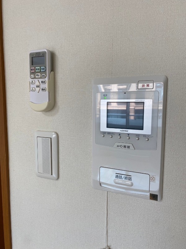 セキュリティ　※別部屋参考写真