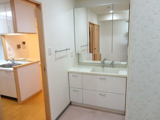 洗面設備　※別部屋参考写真（反転）