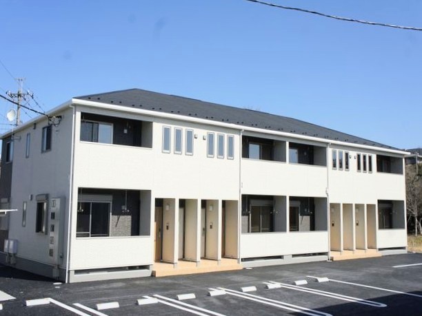 建物外観　オシャレな外観が特徴の賃貸住宅です♪