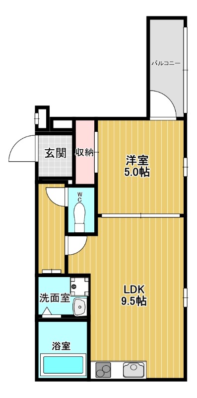 フジパレス塚本駅東の間取り写真