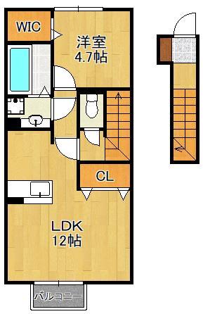 D-room葛原の間取り写真