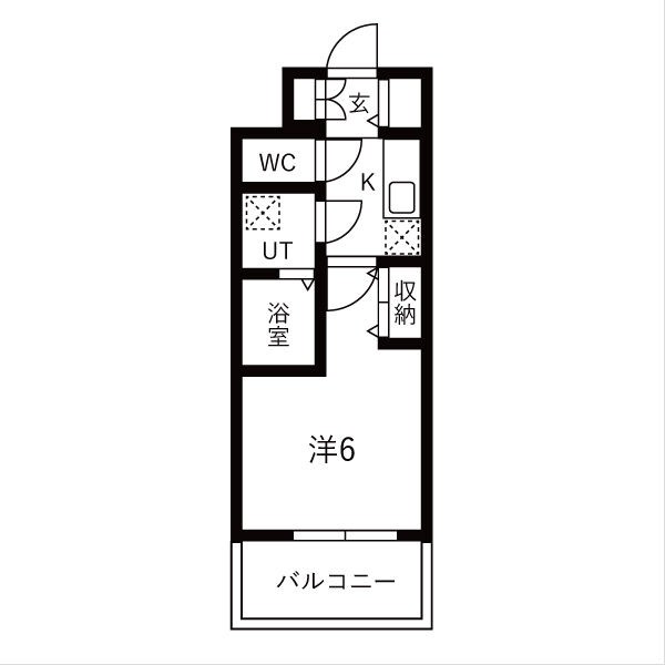 ワールドアイ大阪West Gateの間取り写真