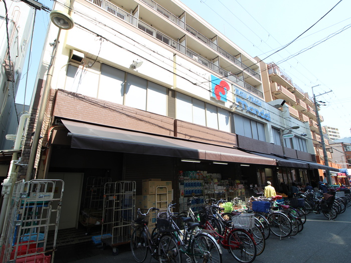 スーパー　万代（スーパー）まで123m