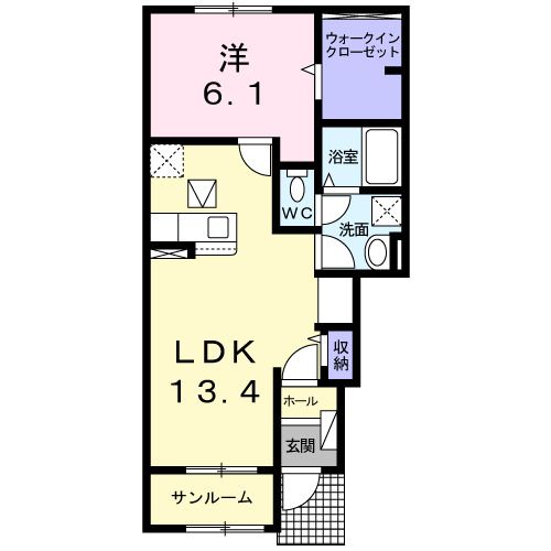 コンフォールの間取り写真