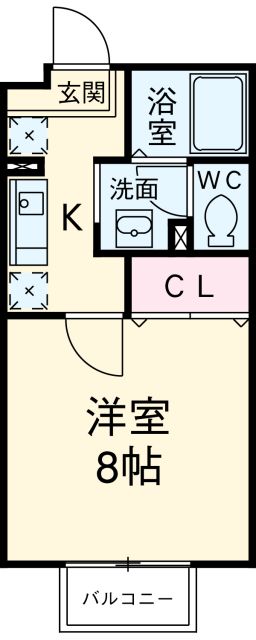 ポレール・Kの間取り写真