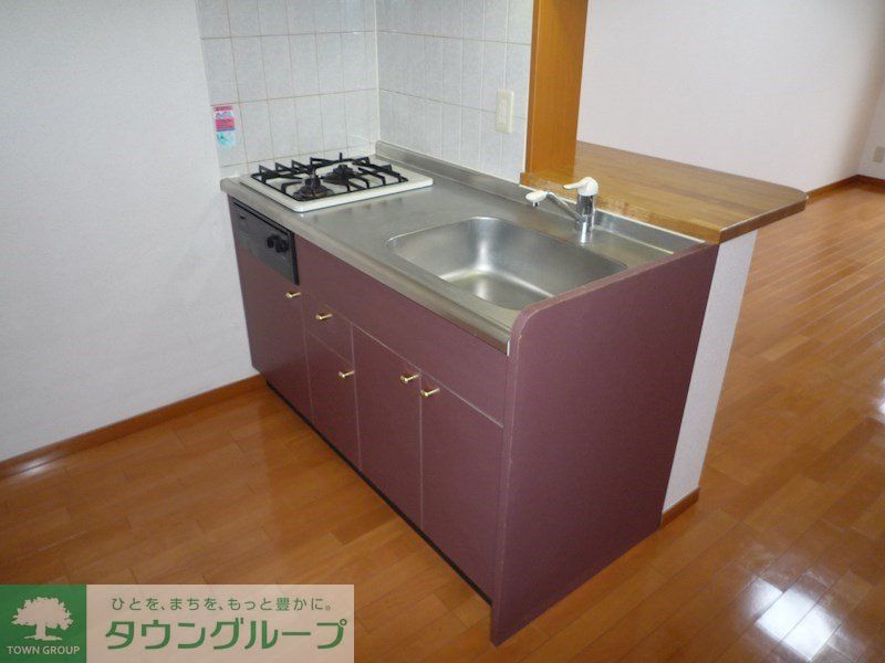 TKフラッツ草加のキッチン写真
