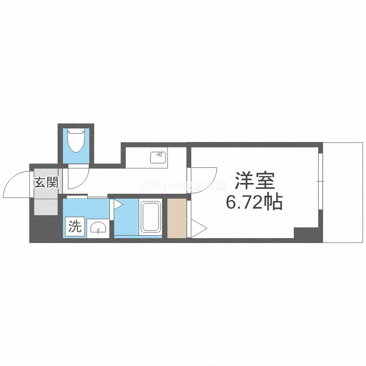 ファステート難波SOUTHベックの間取り写真