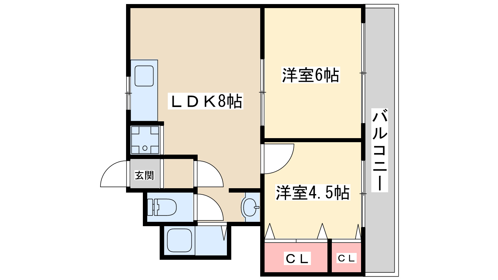 第5田村マンションの間取り写真