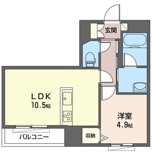 トラストコンティニューの間取り