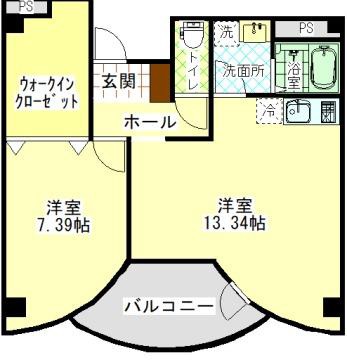 アバントコート明石の間取り