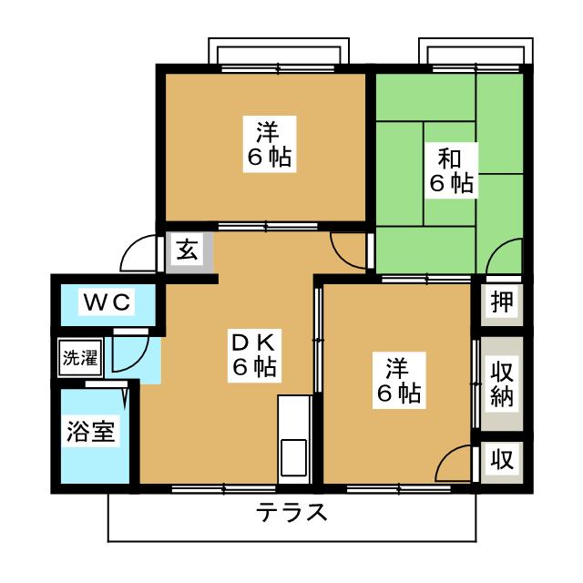 ハイツ本郷台の間取り