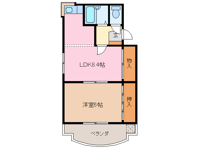 尾関ハイツの間取り