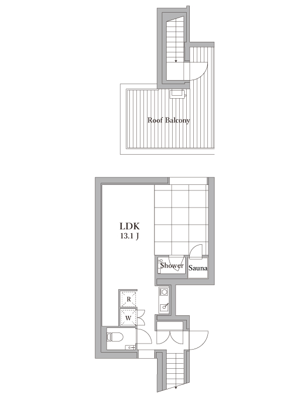 【ARK HOUSE 井の頭の間取り】