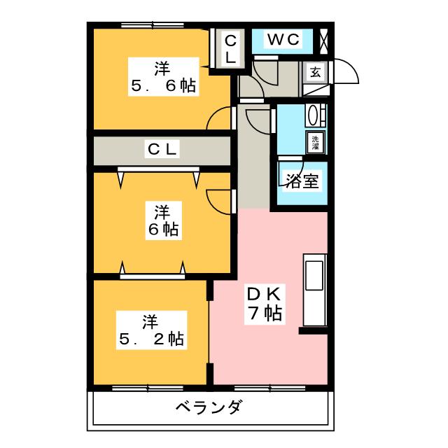 サンモール２１の間取り