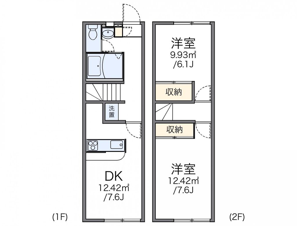 レオパレスサザンクロスの間取り