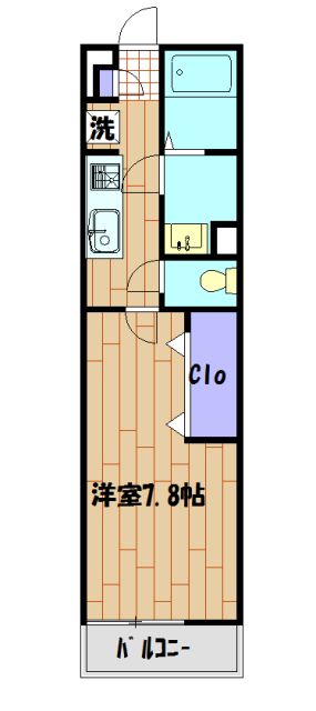 神奈川県相模原市南区相模台１（アパート）の賃貸物件の間取り