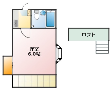 レオパレス21東八丁第3の間取り