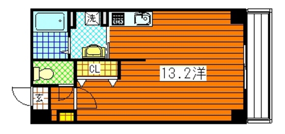 広島市南区西翠町のマンションの間取り