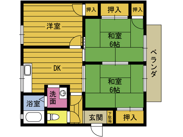 フォーブルプルミエールの間取り