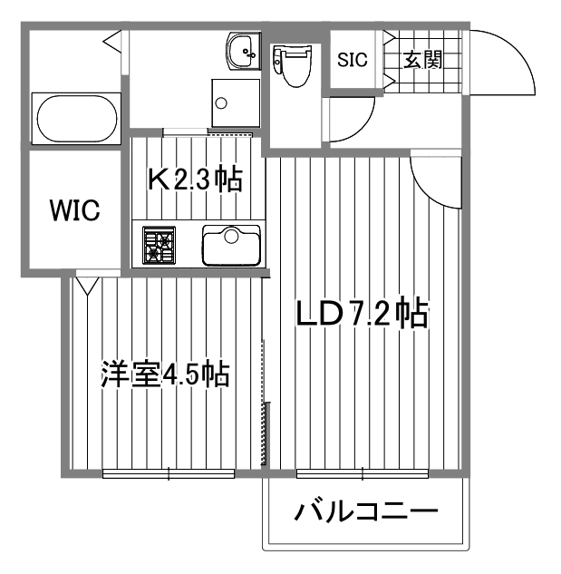 ラ・アクシアVIの間取り