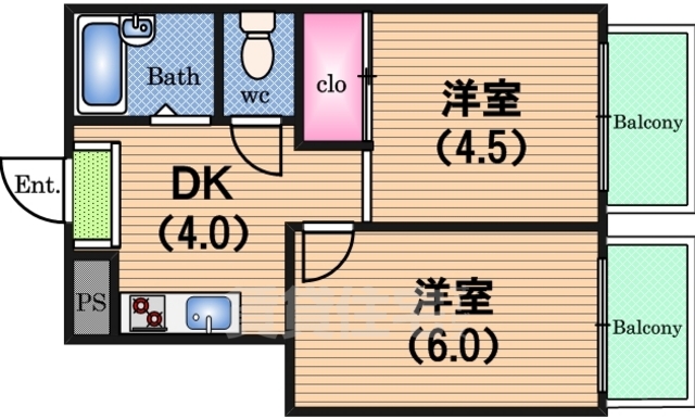 道頓堀プラザの間取り