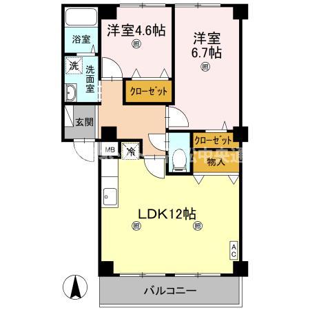 フィネス三条の間取り