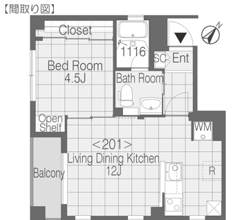 Makuhari743の間取り